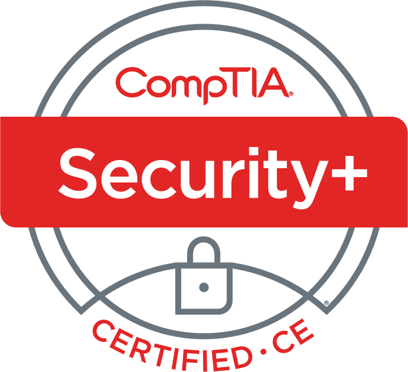 CompTIA Security+ CE Certified